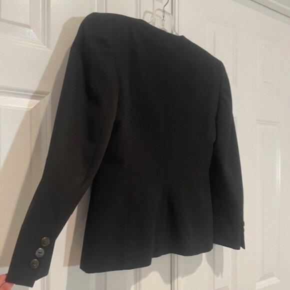 Linda Allard for Ellen Tracy Black Blazer – Sz 6P - Picture 6 of 10